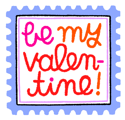 In Love Valentine Sticker by Anke Weckmann