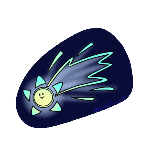 Space Falling Sticker