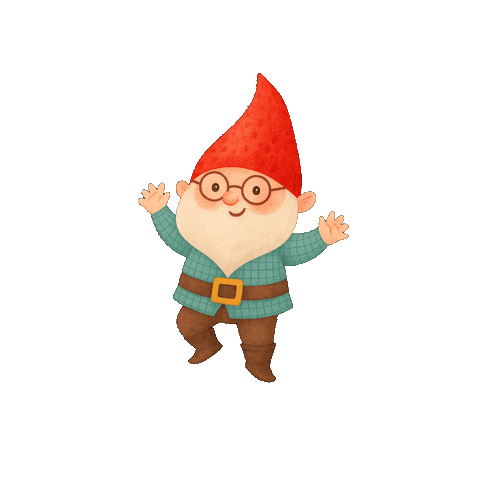 Giocabosco giphyupload gnome gnomo gnomi Sticker