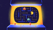 arcade pacman GIF by Owi Liunic