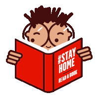 Read A Book Corona Sticker by INTO ACT!ON