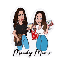moodymoms mood mom mommy moody Sticker