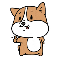 dog yes Sticker by Aminal Stickers