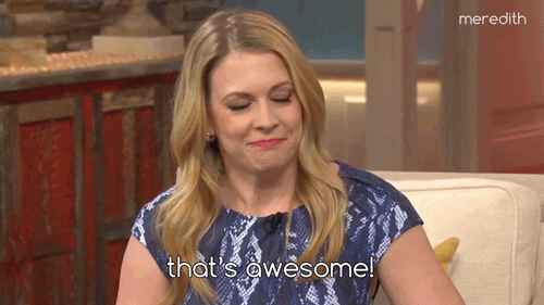 Melissa Joan Hart Reaction GIF by The Meredith Vieira Show