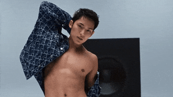 Calvin Klein Photoshoot GIF