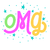 My God What Sticker by cebrazul