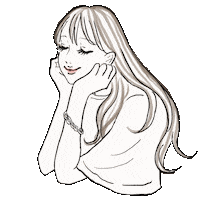 Happy Girl Sticker