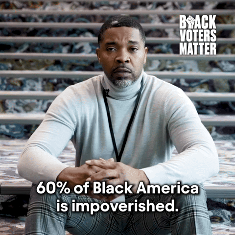 Black American is Impoverished