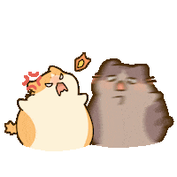 Angry Cat Sticker by Bichi Mao