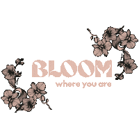 Flower Blooming Sticker by YeoMama Batik