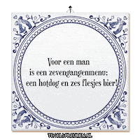 Humor Bier Sticker by Tegelspreuken.nl