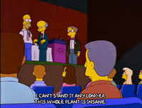 frustrated homer simpson GIF