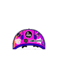 Helmet Tns Sticker by SpaceCitySkaters