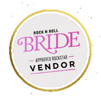 Rock N Roll Bride Sticker by Veronica Dearly