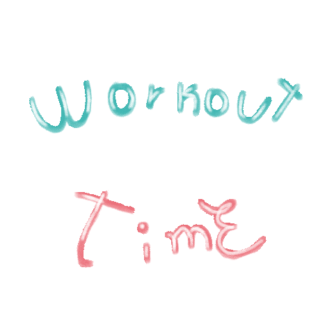Workout Time Sticker