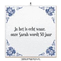 Geluk Gezelligheid Sticker by Tegelspreuken.nl