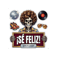 Halloween Emocionado Sticker