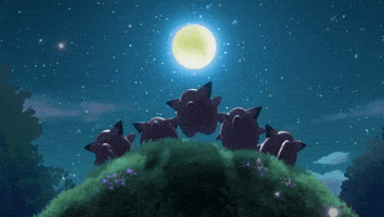 Full Moon Night GIF by Pokémon