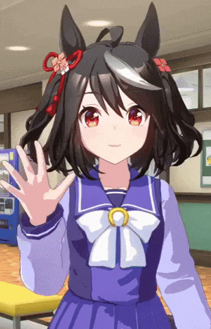 Waving Uma Musume Pretty Derby GIF