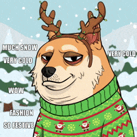 Christmas Snow GIF by Doge Pound
