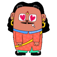 artyfartybrin love gifartist artyfartybrin kadhal Sticker