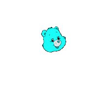 Skit_NSK heart cartoon artist bear Sticker