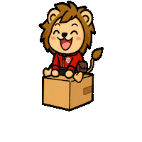 kenshopsg lion kenny parcel kenshop Sticker
