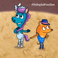 TreehouseDirect happy dog dancing friends GIF