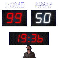 50 Away Sticker