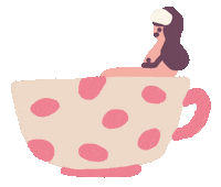 Girl Coffee Sticker by Sara Maese
