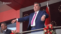 Tajik President Emomali Rahmon Dances During Nowruz Celebration