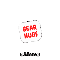 Bear Hugs Sticker by grizlor