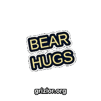Bear Hugs Sticker by grizlor
