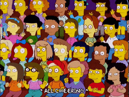 Happy Season 12 GIF by The Simpsons