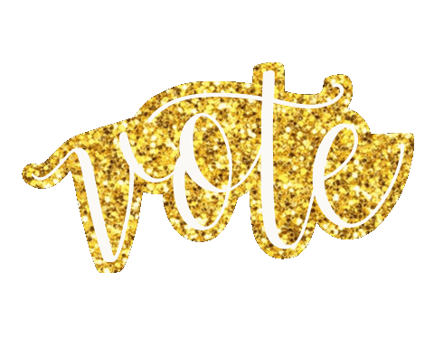 Gold Glitter Sticker