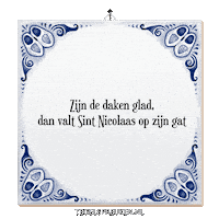 Winter Surprise Sticker by Tegelspreuken.nl