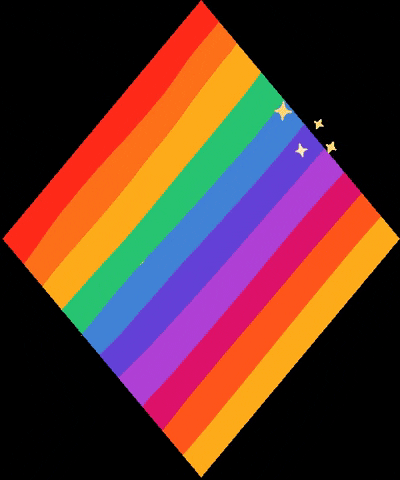 Poyroot giphygifmaker giphyattribution love rainbow GIF