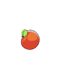 3D Apple Sticker by KEKILA
