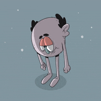 Tired Snow GIF by Fresh Cake