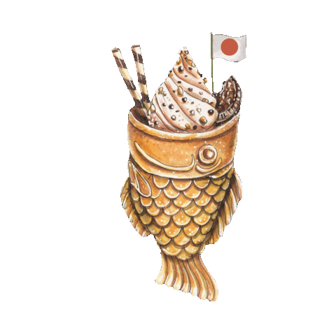 Japan Cookie Sticker