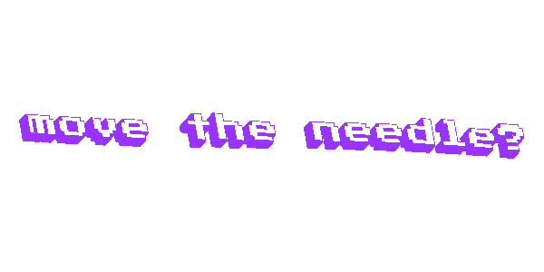Move The Needle Sticker by anthony