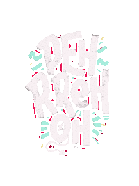 Party Lettering Sticker