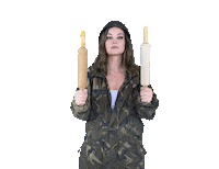 Army Cooking Sticker by Miljuschka Witzenhausen