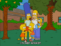 homer simpson hugging GIF