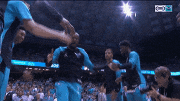 high five lets go GIF by NBA