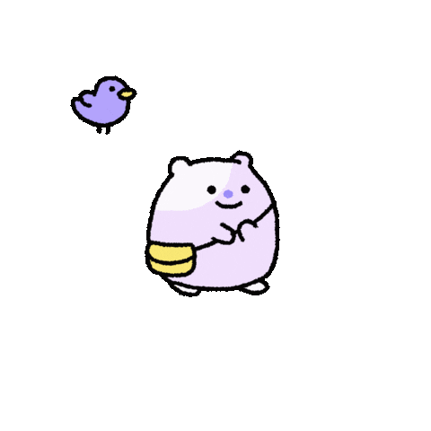 Bird Hamster Sticker