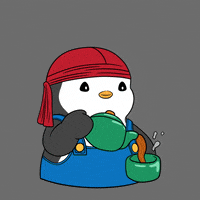 Chinese Tea GIF by Pudgy Penguins