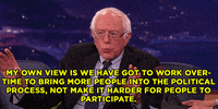 bernie sanders vote GIF by Team Coco