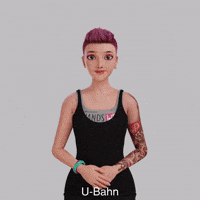 U-Bahn Avatar GIF by Sign Time - SiMAX