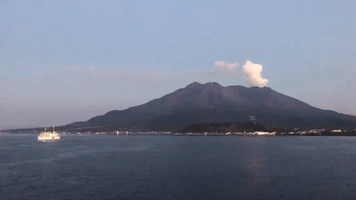 Sakurajima Volcano in Japan Emits Plumes of Ash Cloud